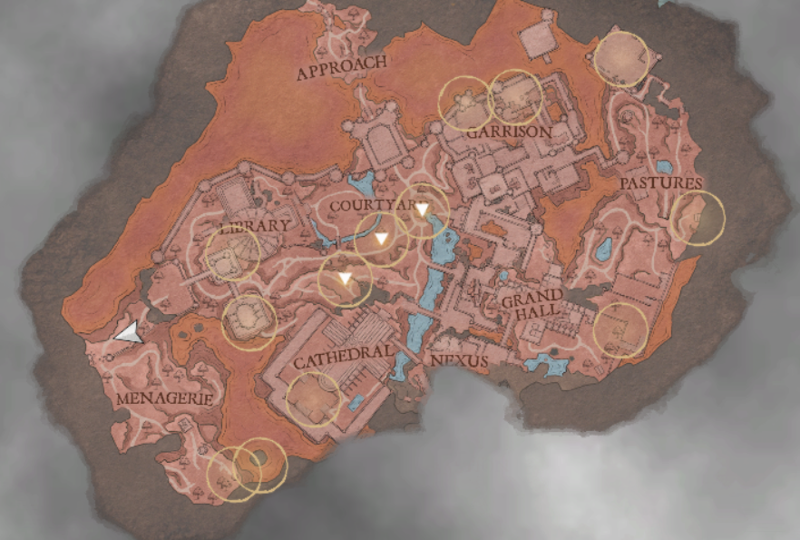 Quest location map reference for RuneScape: Dragonwilds