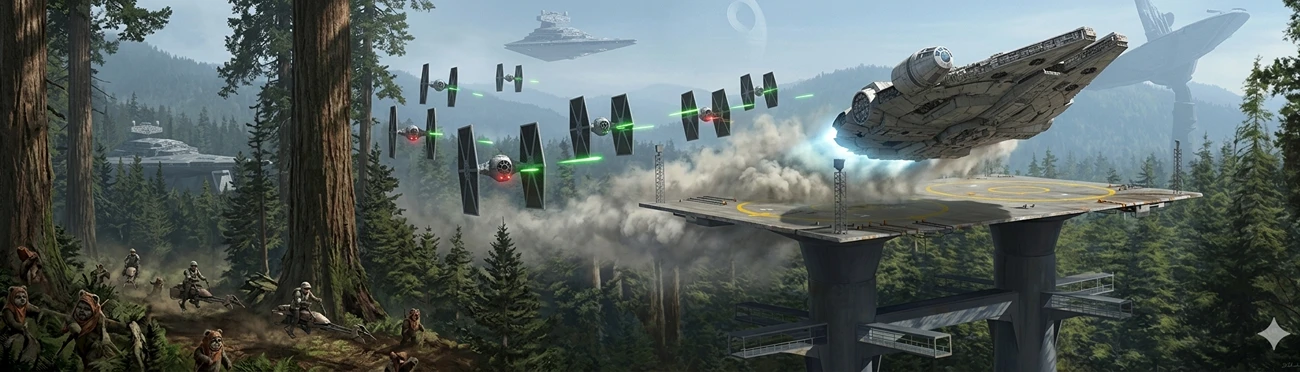 Planet Endor - Millennium Falcon mod cover