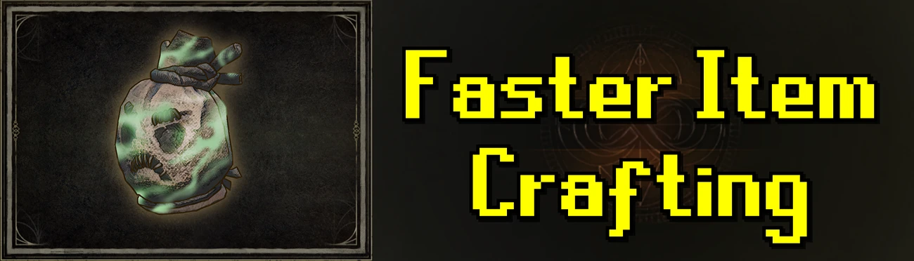 Faster Crafting mod cover