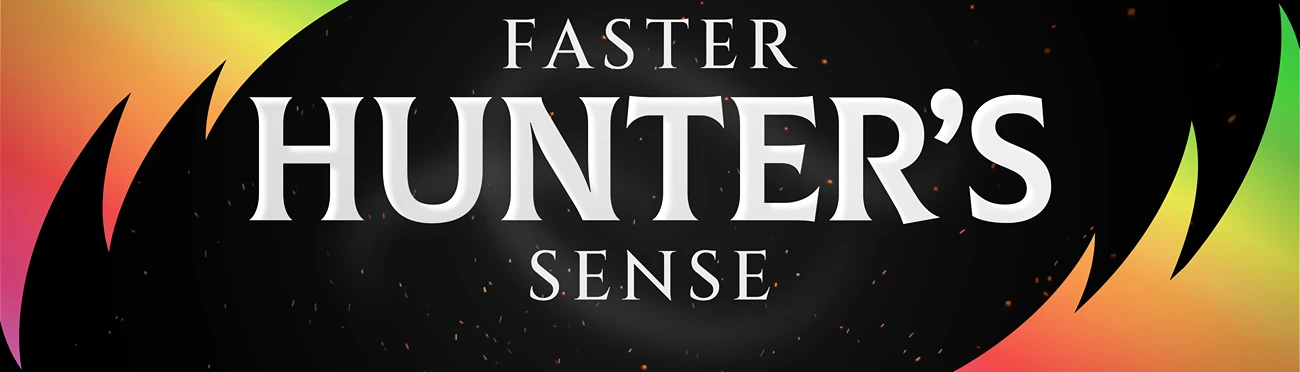 Faster Hunter's Sense mod cover