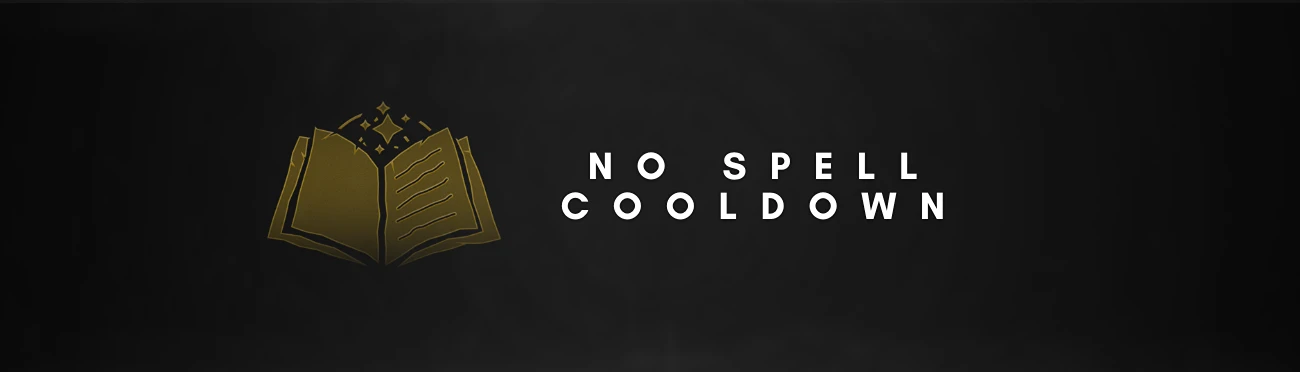 No Spell Cooldown mod cover