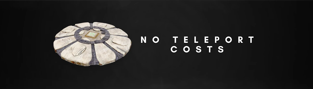 No Teleport Cost mod cover