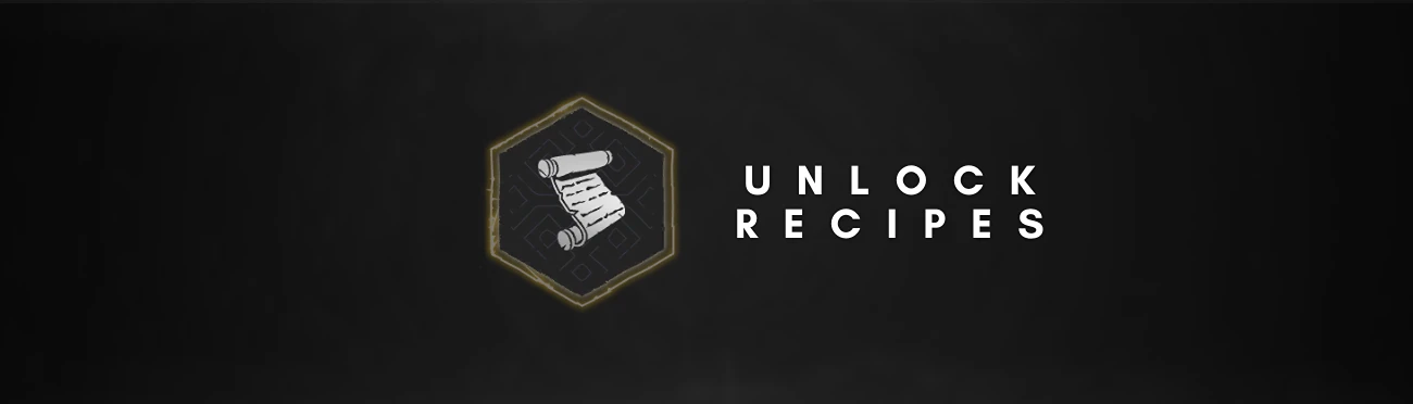 Unlock All Crafting Recipes mod cover