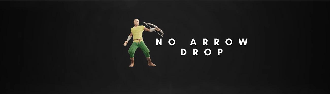 No Arrow Drop mod cover
