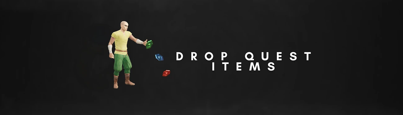 Drop Quest Items mod cover