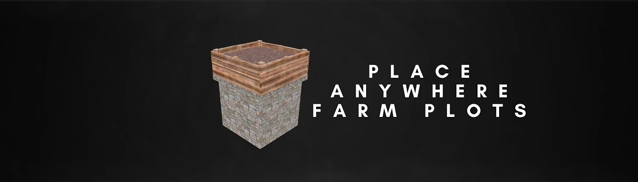 Place Anywhere Farming mod cover