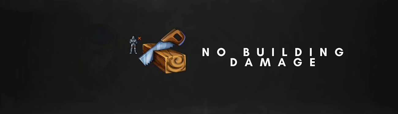 No Building Damage mod cover