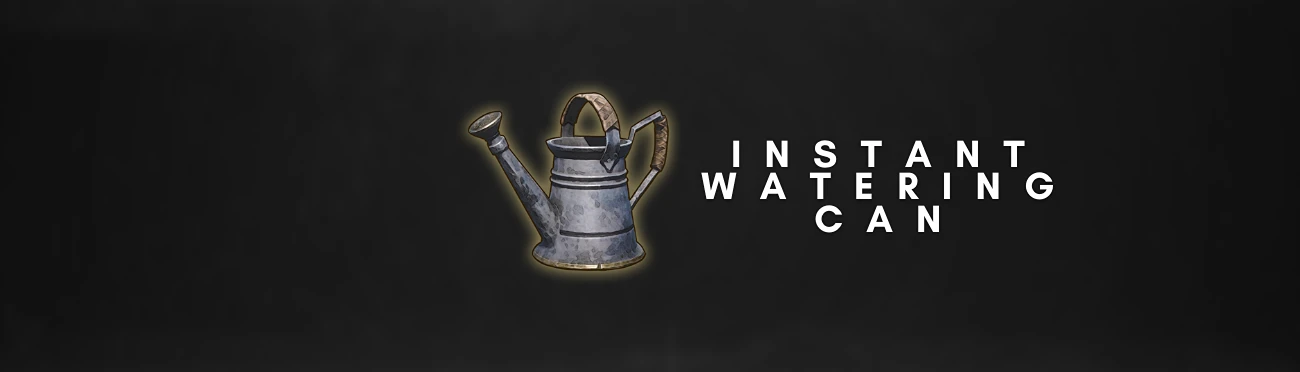 Instant Watering Can mod cover