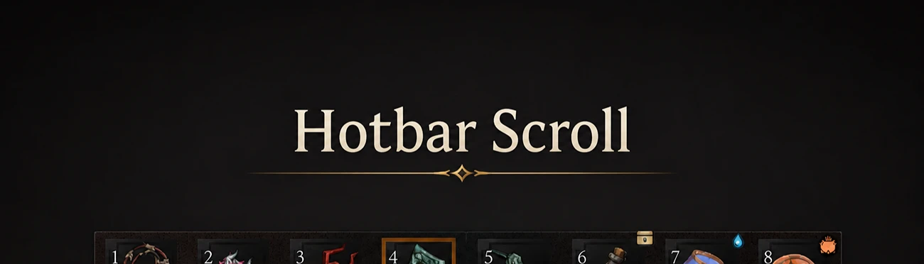 Hotbar Scroll mod cover